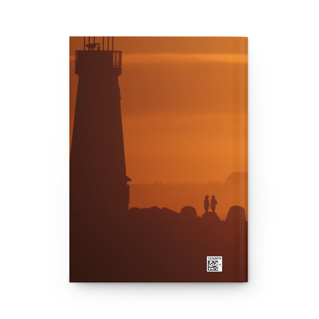Lighthouse Silhouette Hardcover Journal