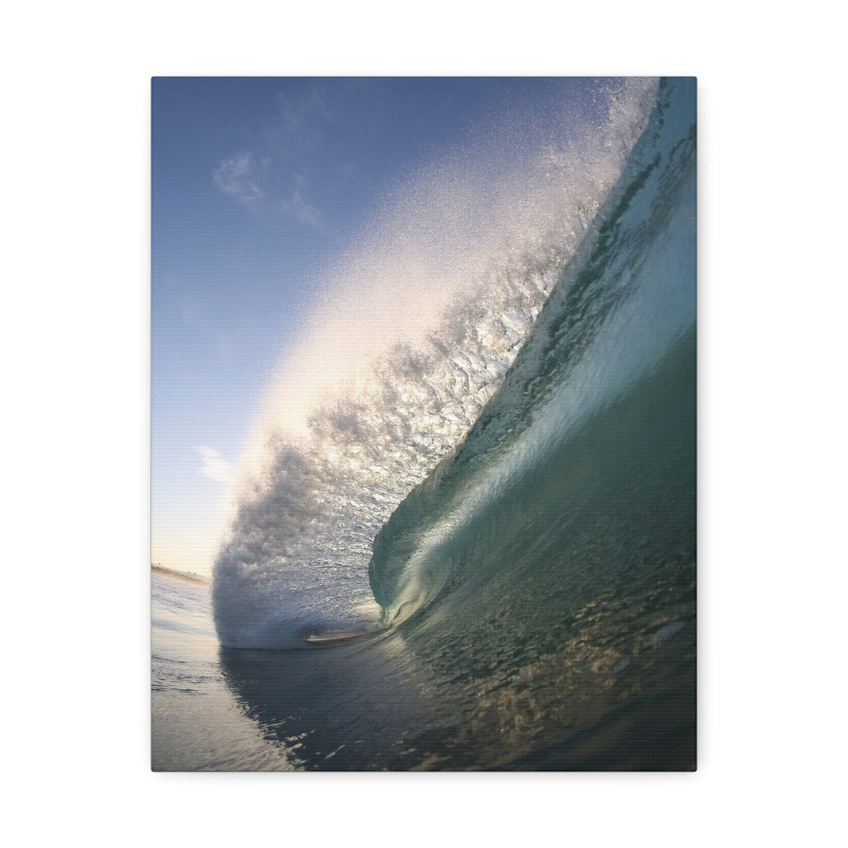 Blue Slope Stretched Canvas