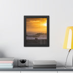 Golden Lighthouse Framed Poster
