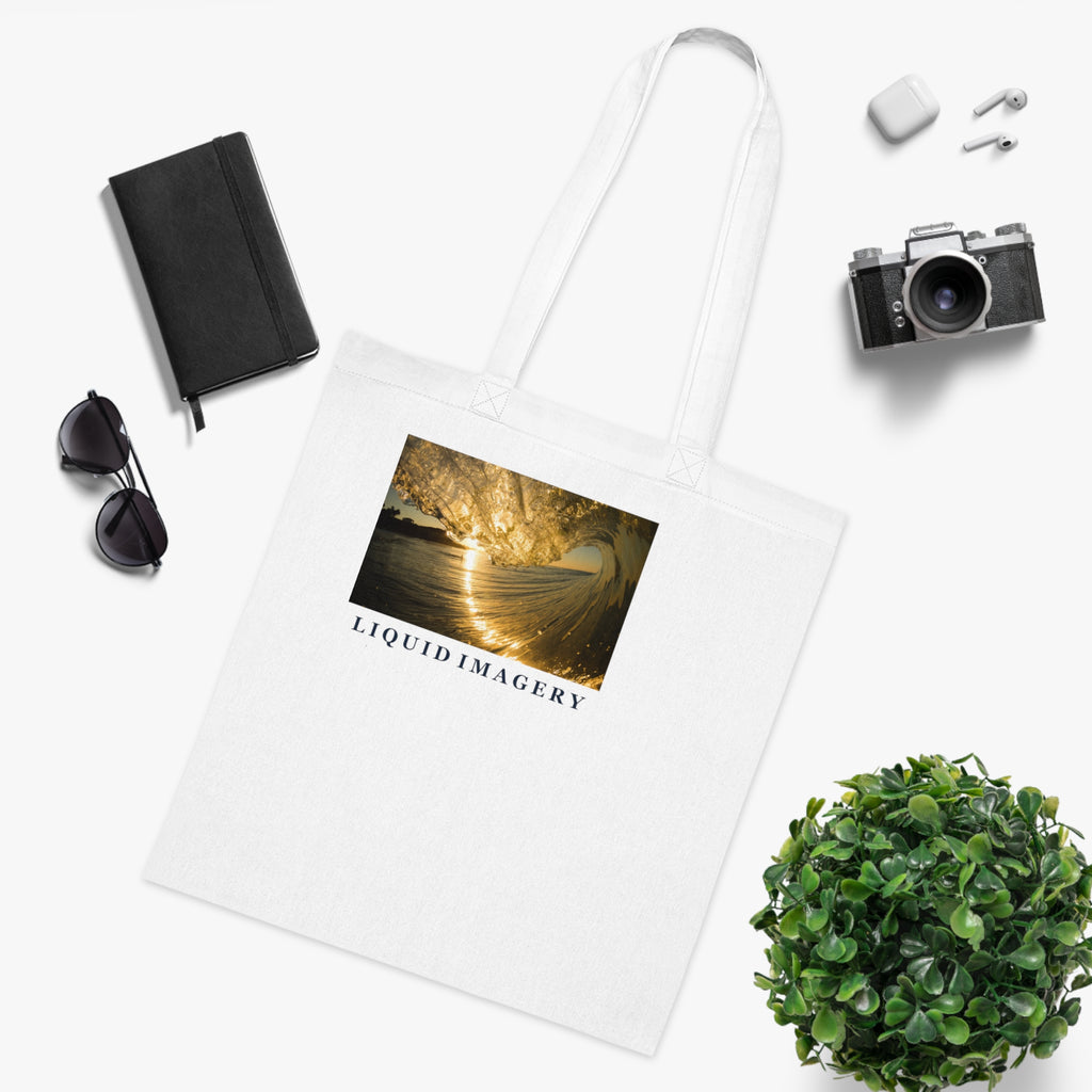 Liquid Gold Cotton Tote Bag