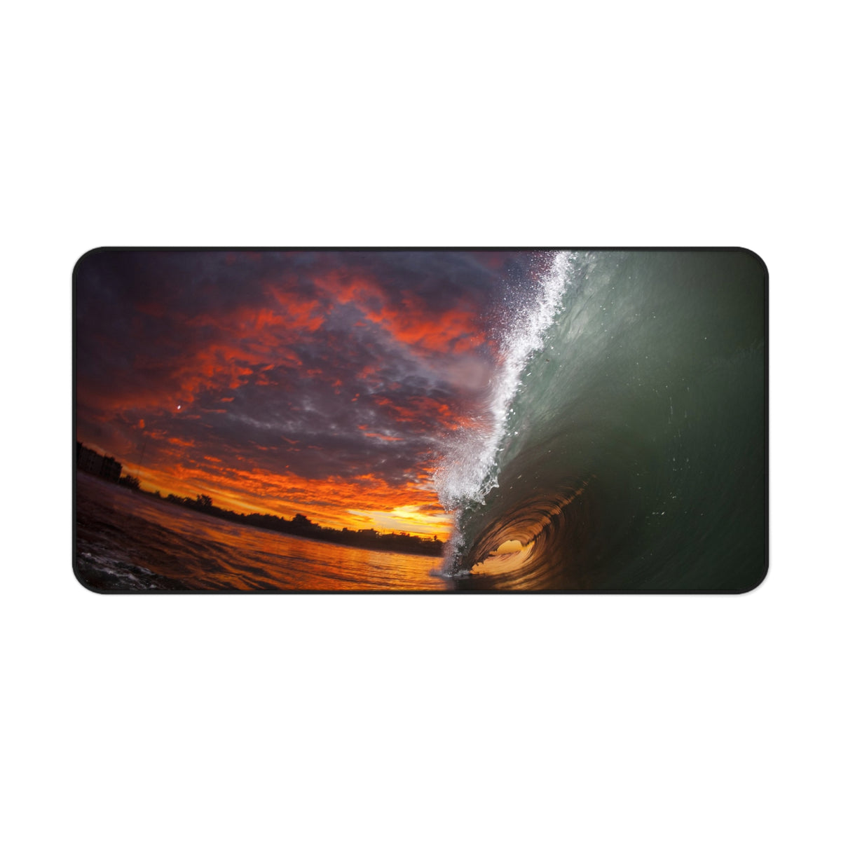 Burning Sky Barrel Desk Mat