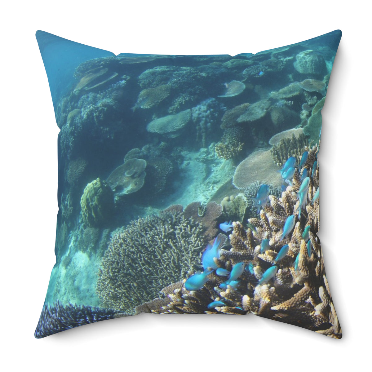 Living Reef Throw Pillow
