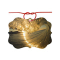 Liquid Gold Aluminum Ornament