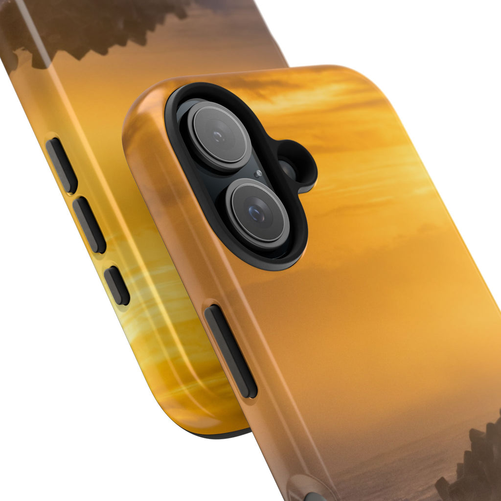 Golden Lighthouse Tough Phone Case