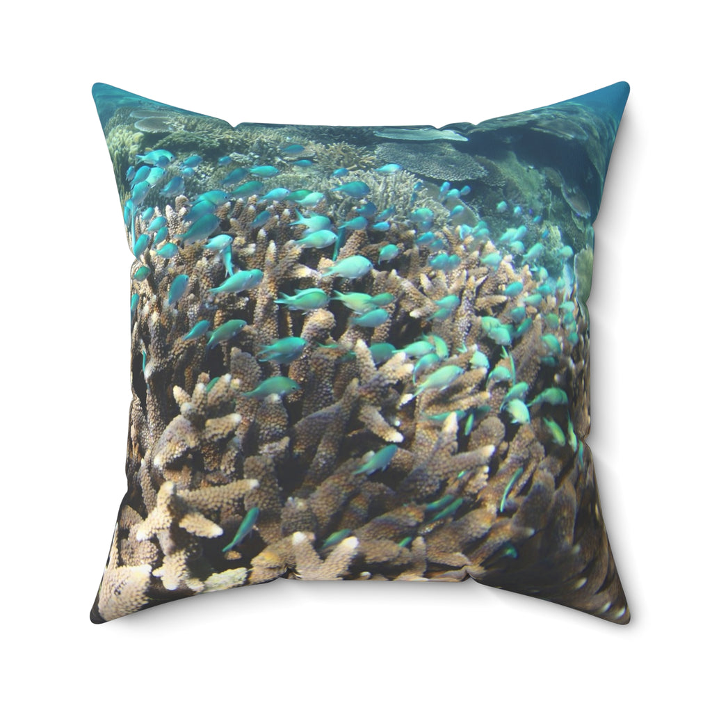 Living Reef Throw Pillow