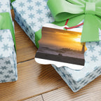 Golden Lighthouse Aluminum Ornament