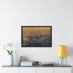 Whale Pair Framed Poster