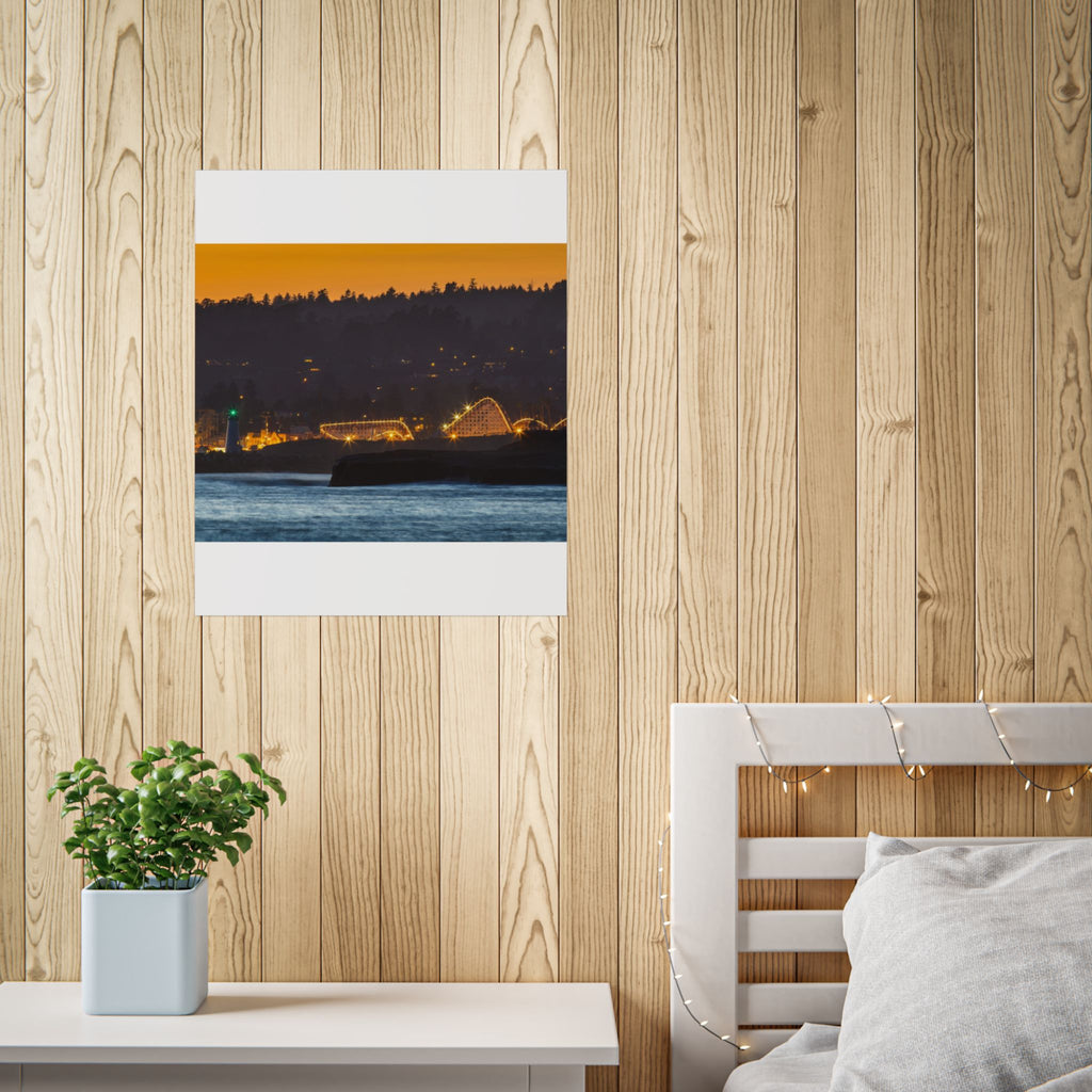 Boardwalk After Dark Poster