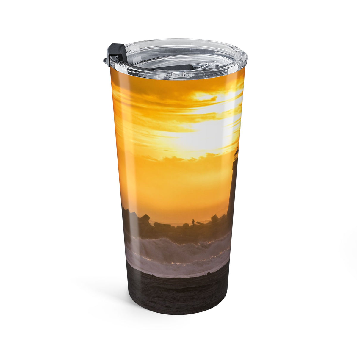 Golden Lighthouse Tumbler