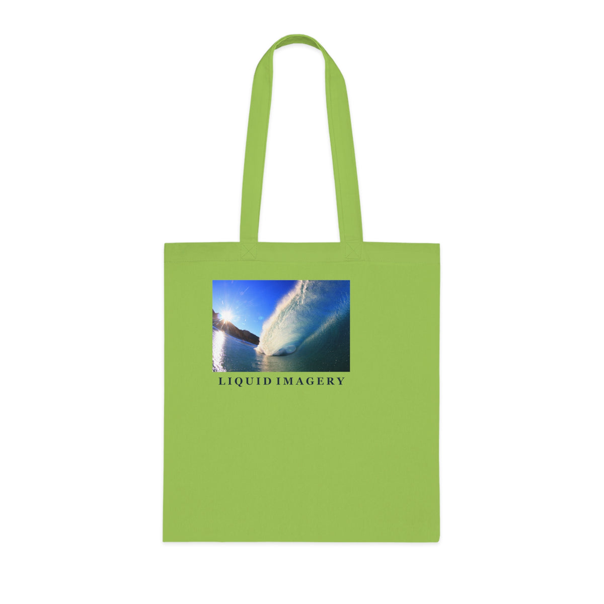 Sunburst Wave Cotton Tote Bag