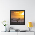 Golden Lighthouse Framed Poster