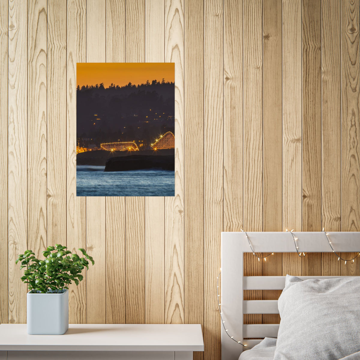 Boardwalk After Dark Poster