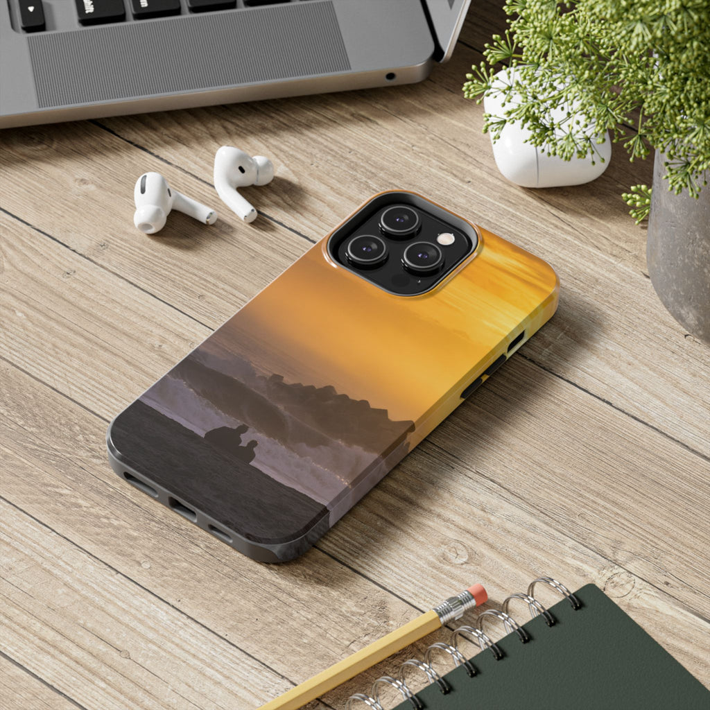 Golden Lighthouse Tough Phone Case