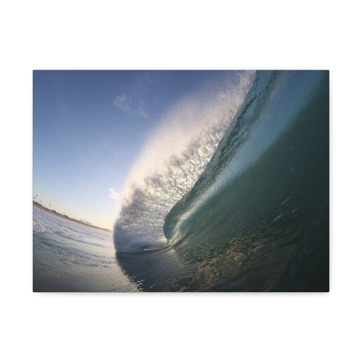 Blue Slope Stretched Canvas