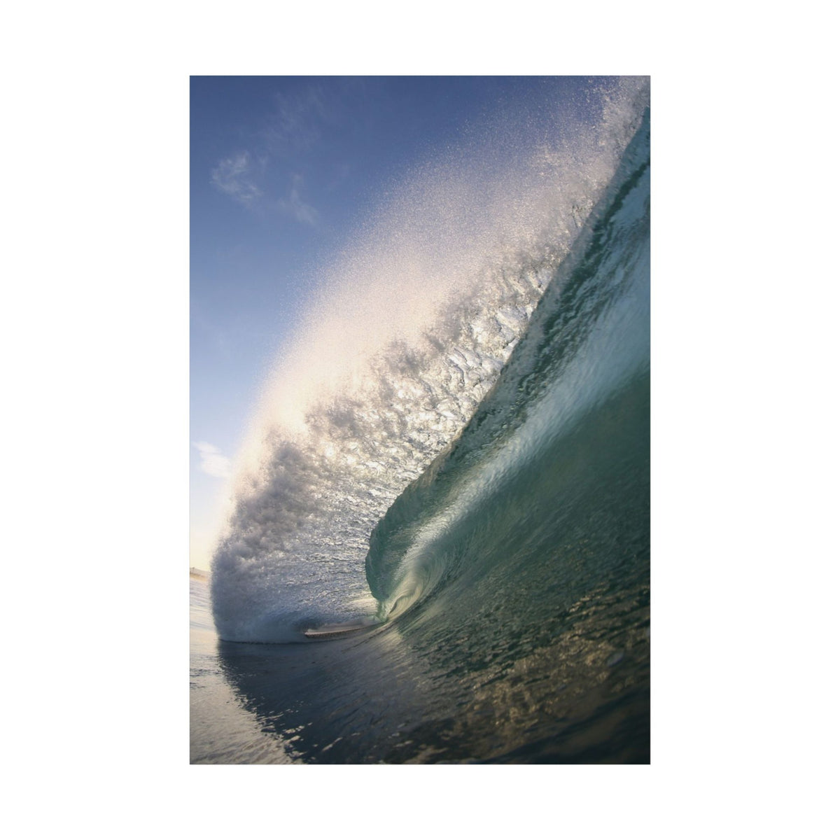 Blue Slope Poster