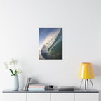 Blue Slope Stretched Canvas