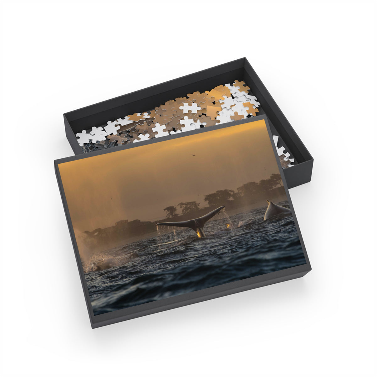 Whale Pair Jigsaw Puzzle