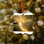 Liquid Gold Aluminum Ornament