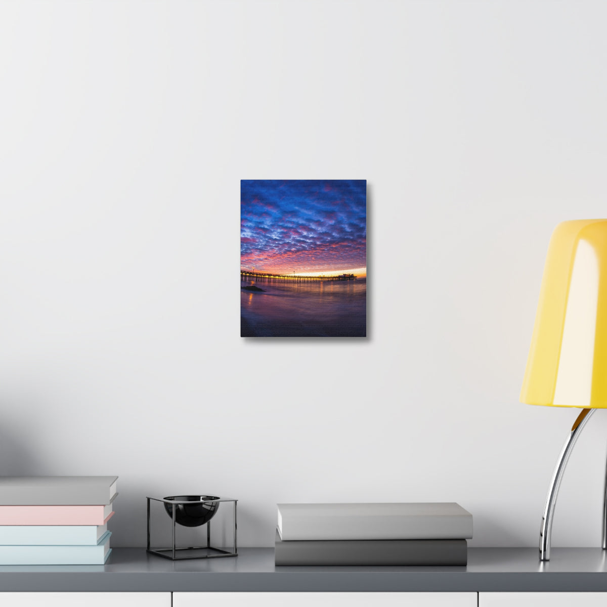 Pier Sky Stretched Canvas