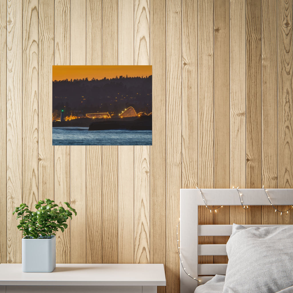 Boardwalk After Dark Poster