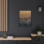Whale Pair Framed Poster