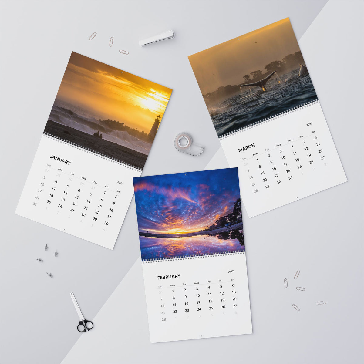 Liquid Imagery 2027 Wall Calendar