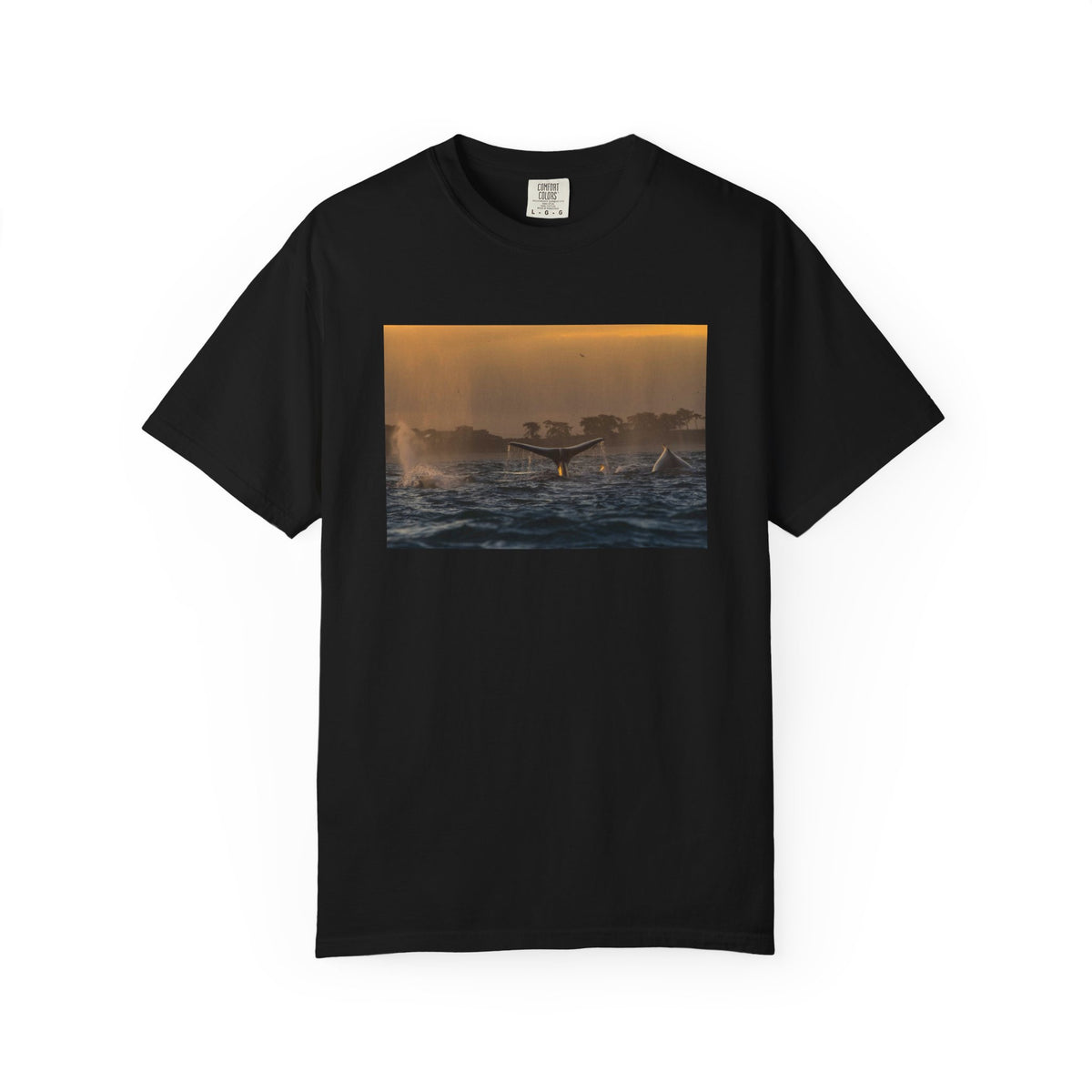 Whale Pair Comfort Colors Tee