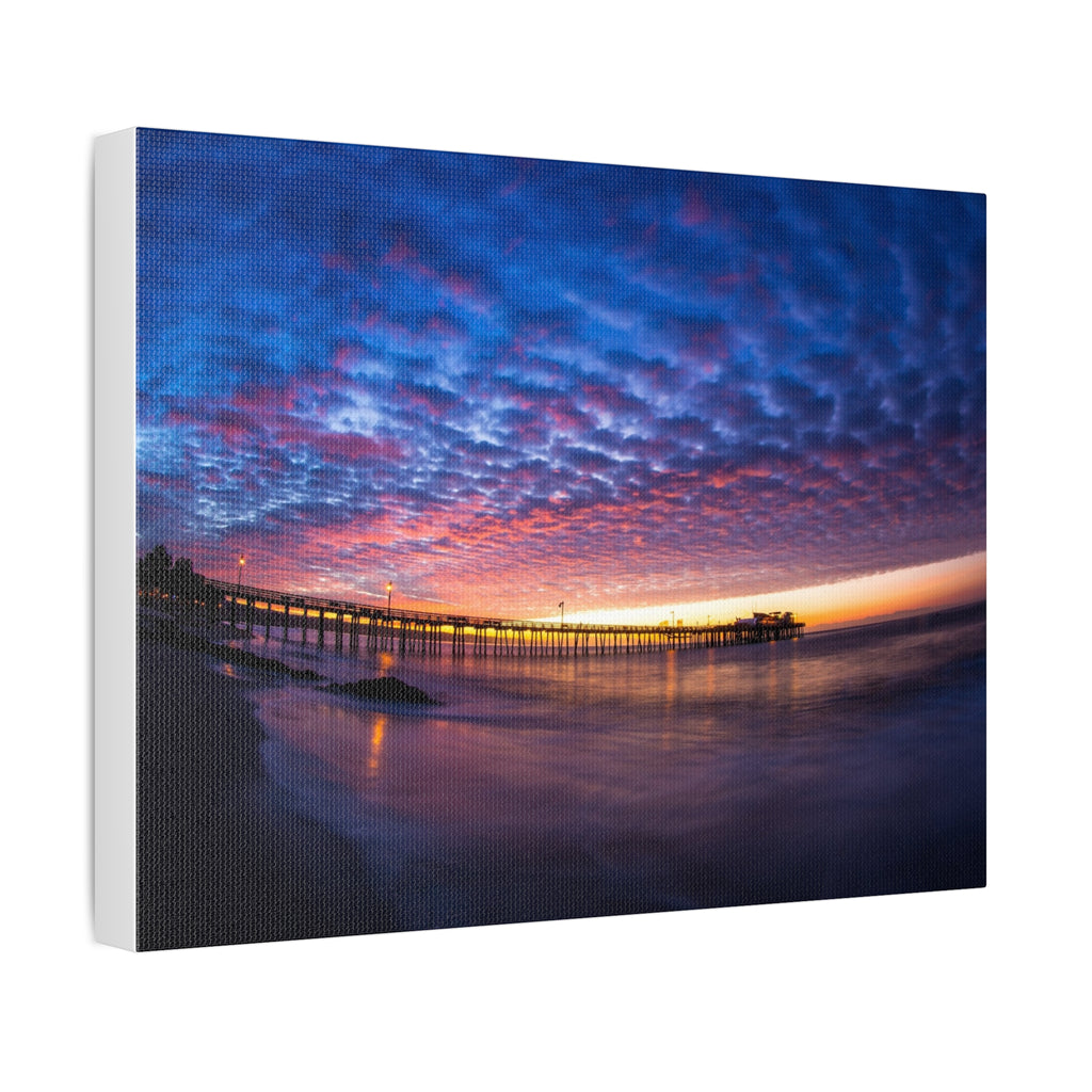 Pier Sky Stretched Canvas