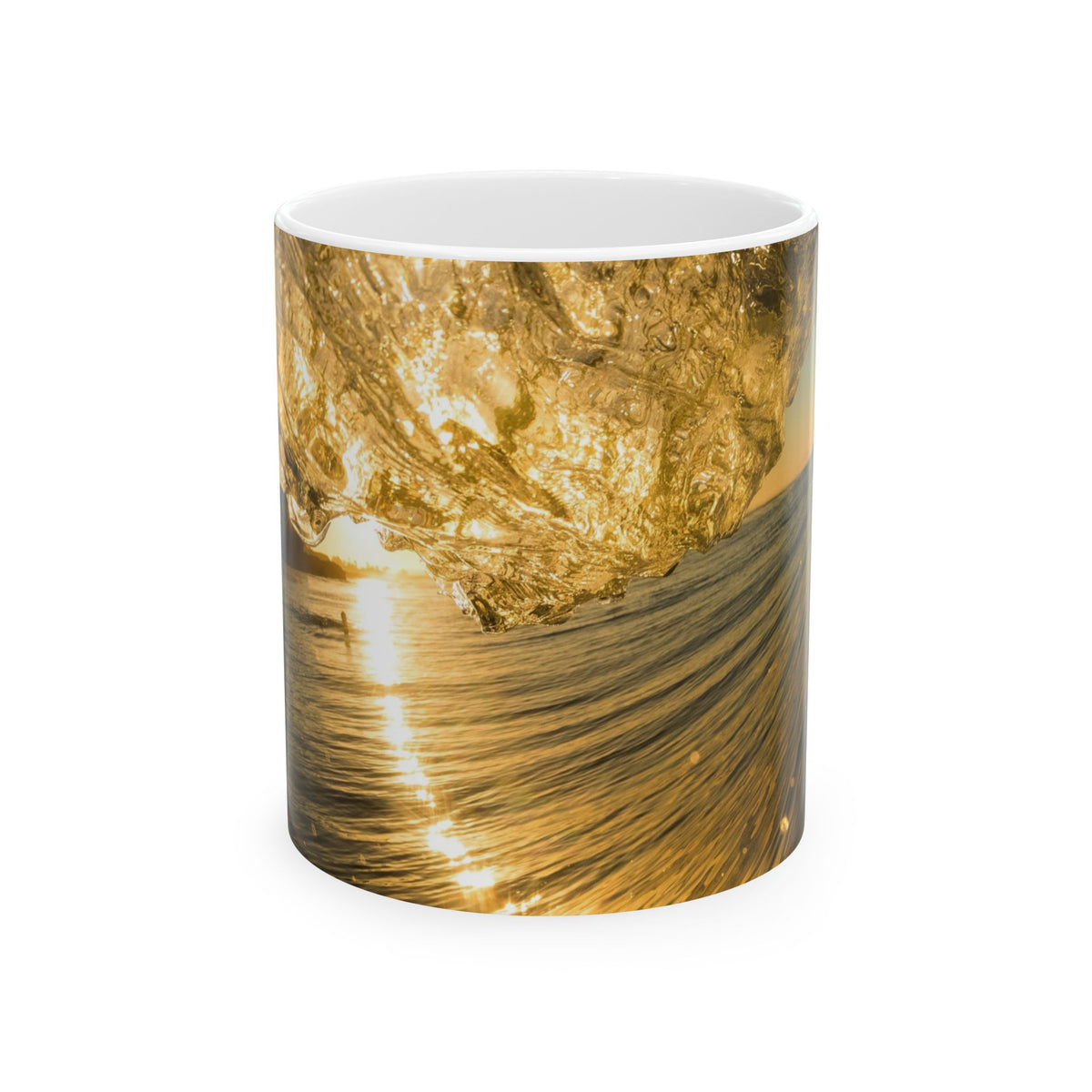 Liquid Gold Ceramic Mug