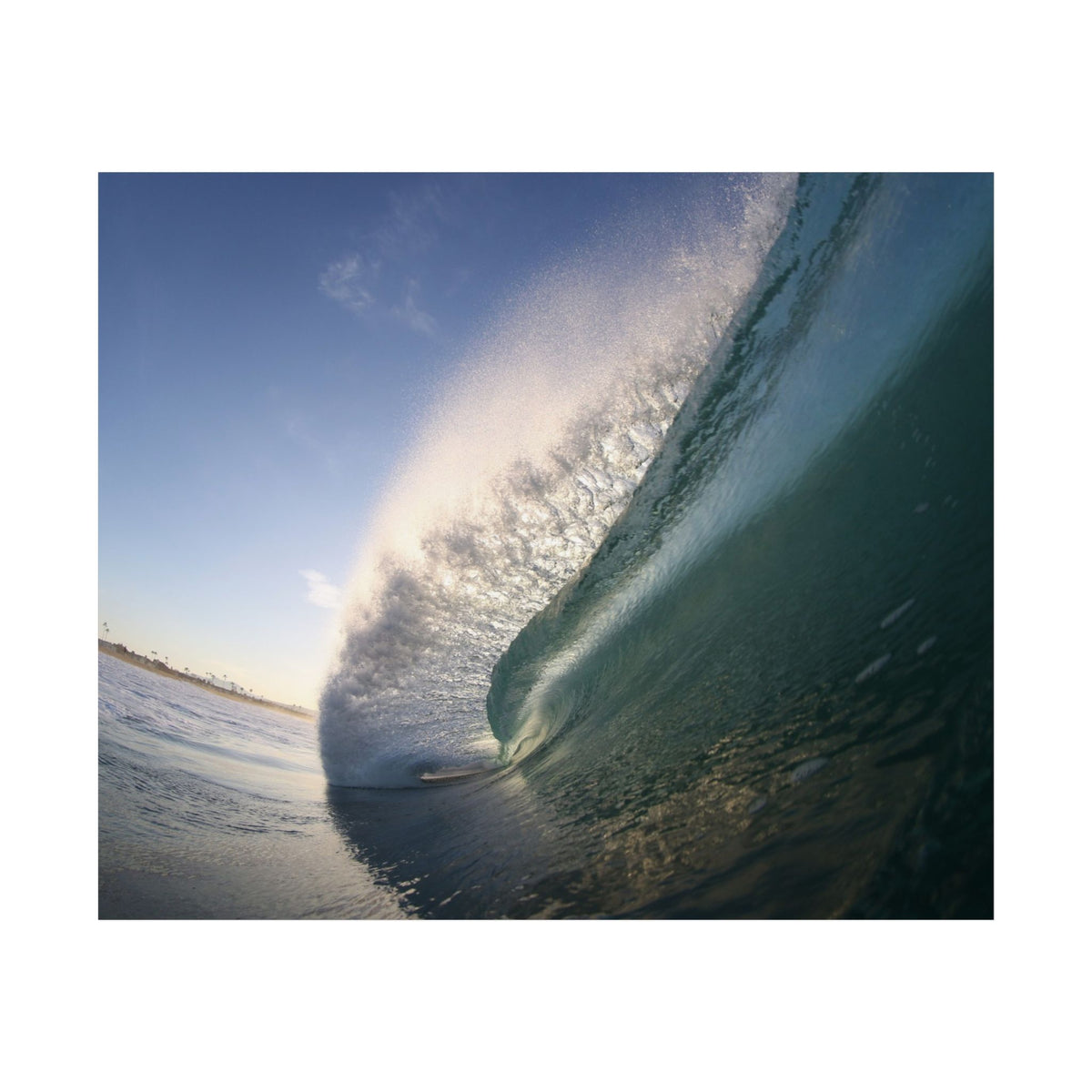 Blue Slope Poster