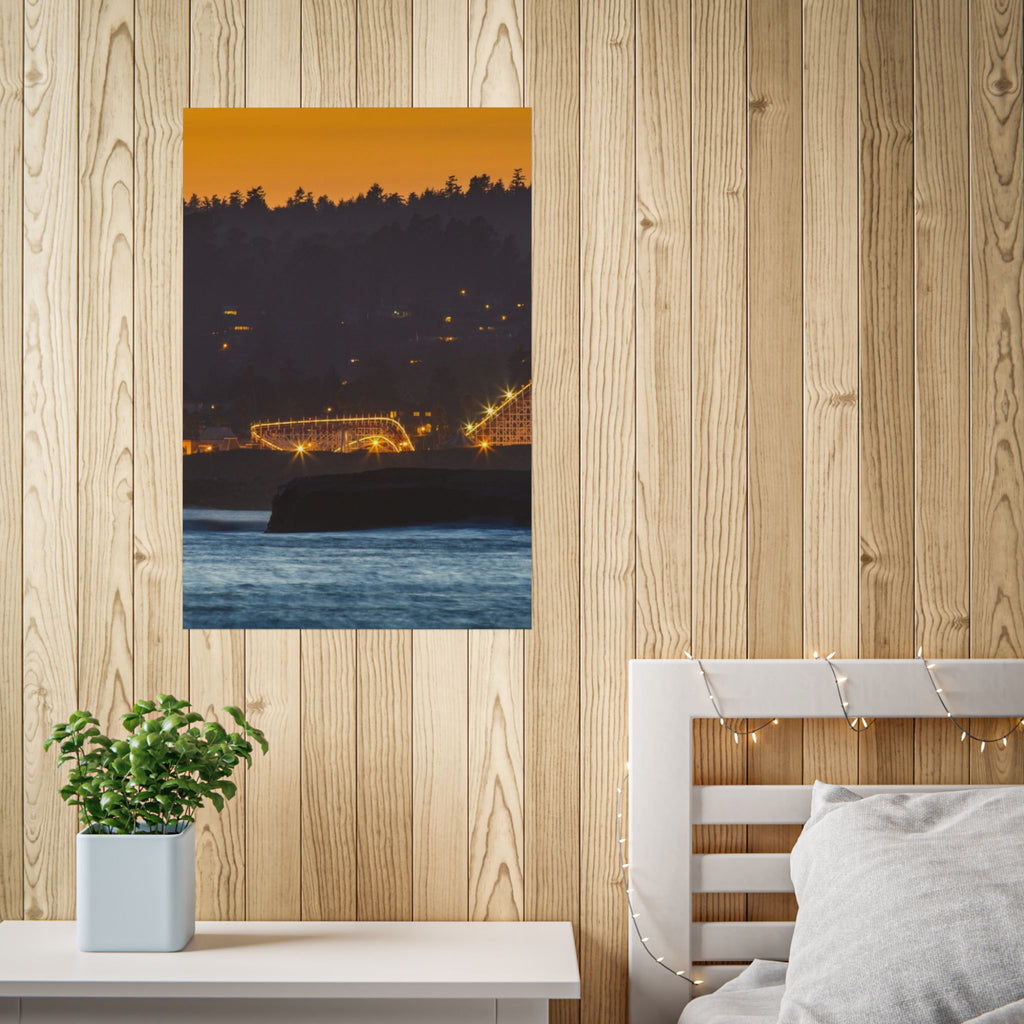 Boardwalk After Dark Poster