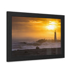 Golden Lighthouse Framed Poster