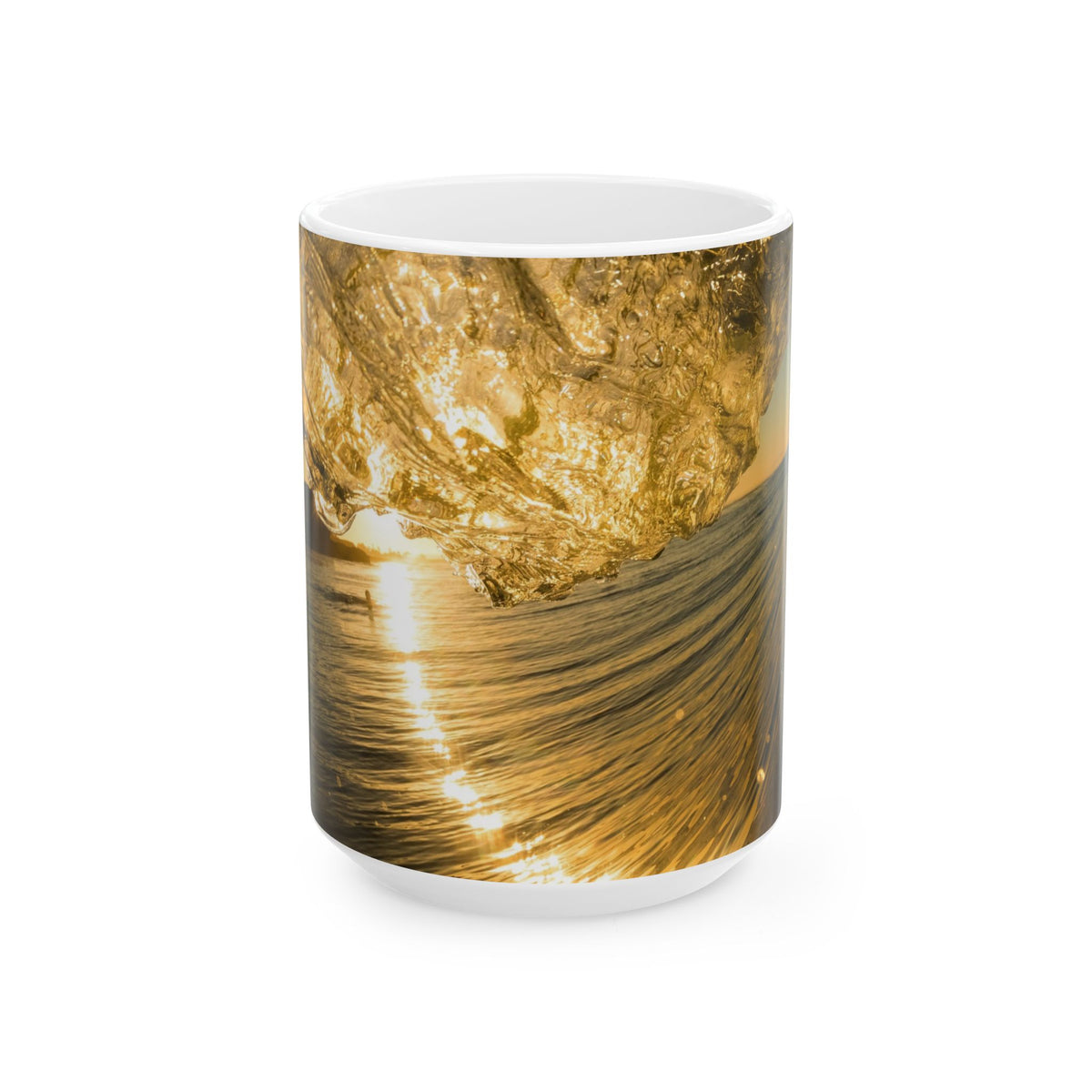 Liquid Gold Ceramic Mug