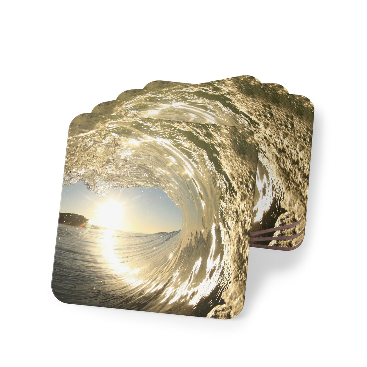 Golden Eye Coaster Set