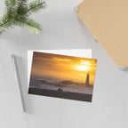 Golden Lighthouse Fine Art Postcards