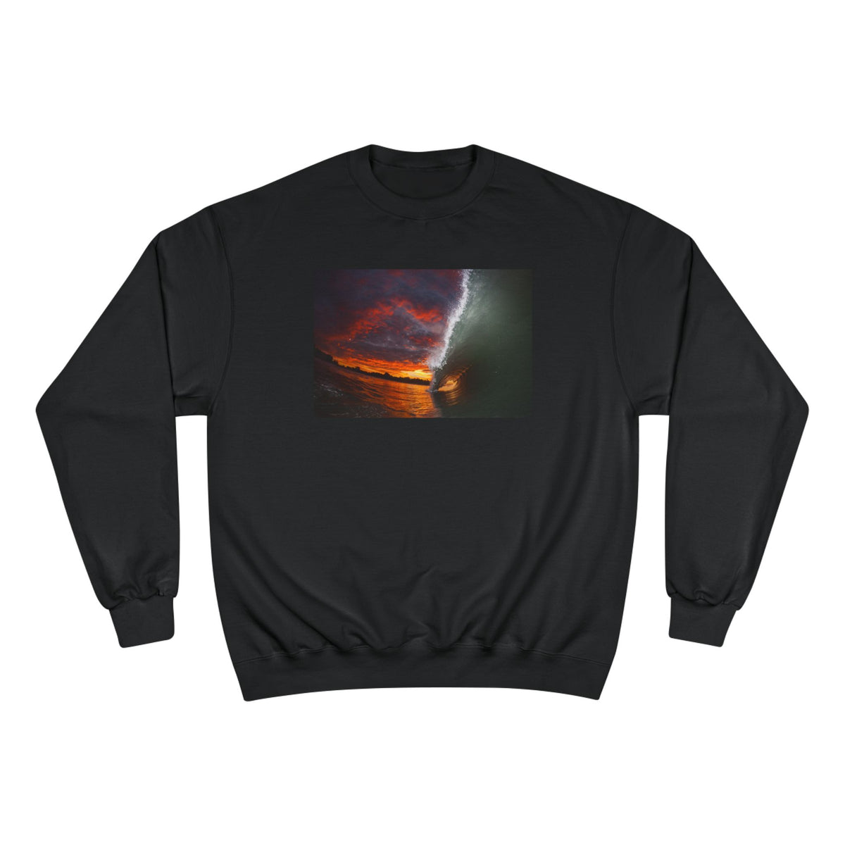 Burning Sky Barrel Champion Sweatshirt