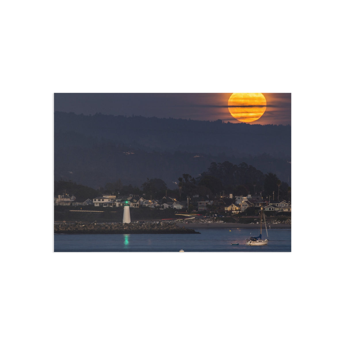 Harbor Moon Fine Art Postcards