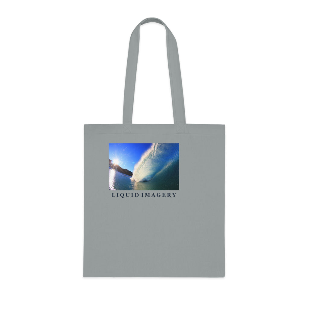 Sunburst Wave Cotton Tote Bag