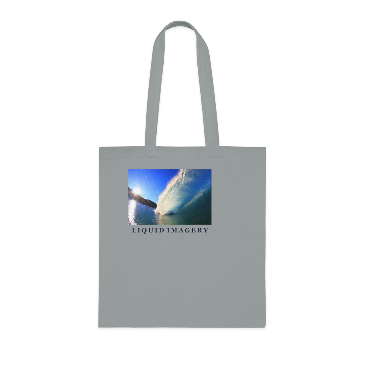 Sunburst Wave Cotton Tote Bag