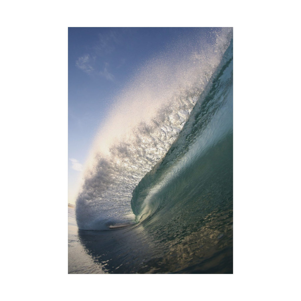 Blue Slope Poster