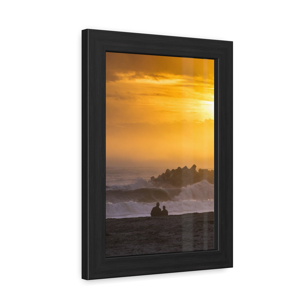 Golden Lighthouse Framed Poster