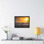Golden Lighthouse Framed Poster