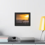 Golden Lighthouse Framed Poster