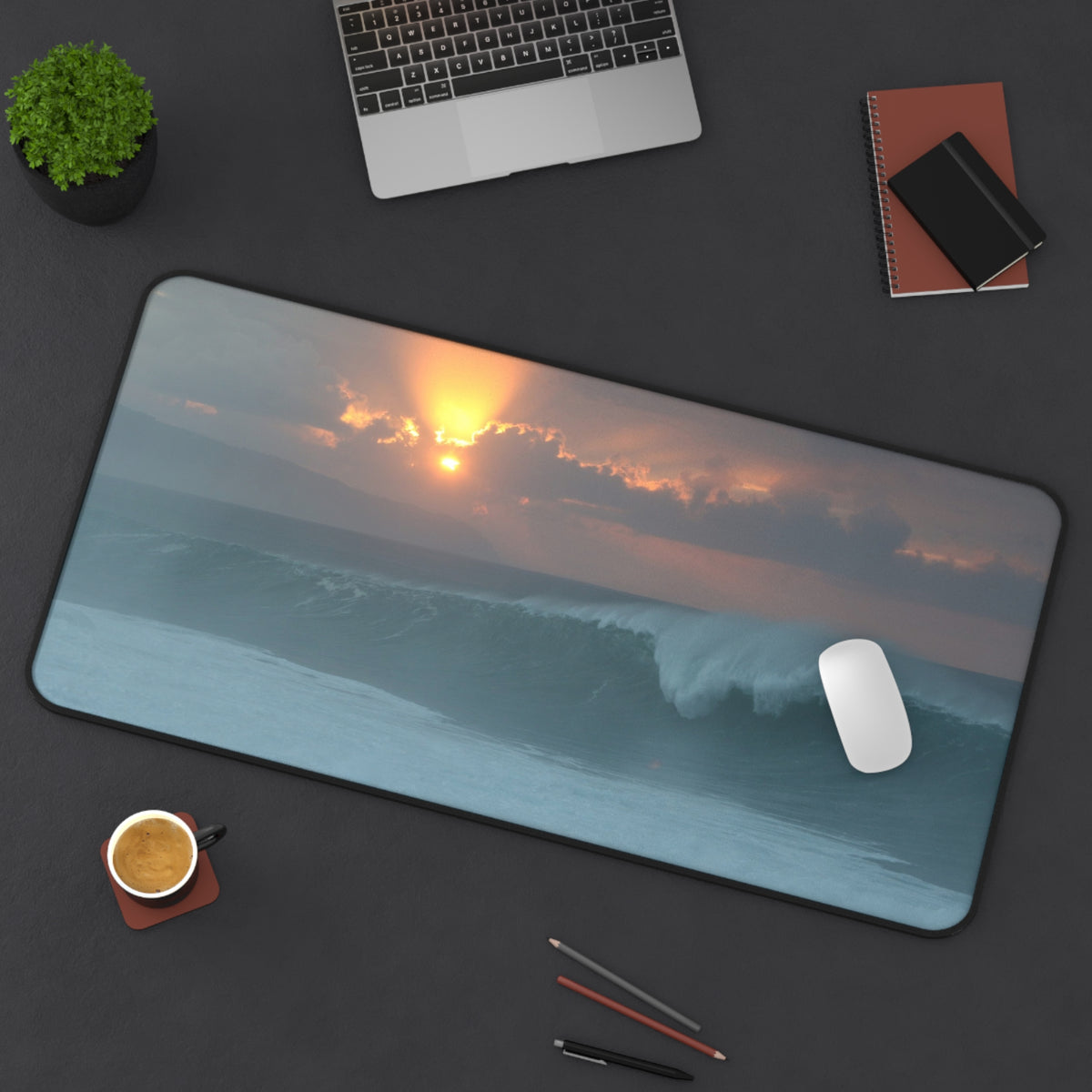 Sun Over The Swell Desk Mat