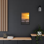 Golden Lighthouse Framed Poster