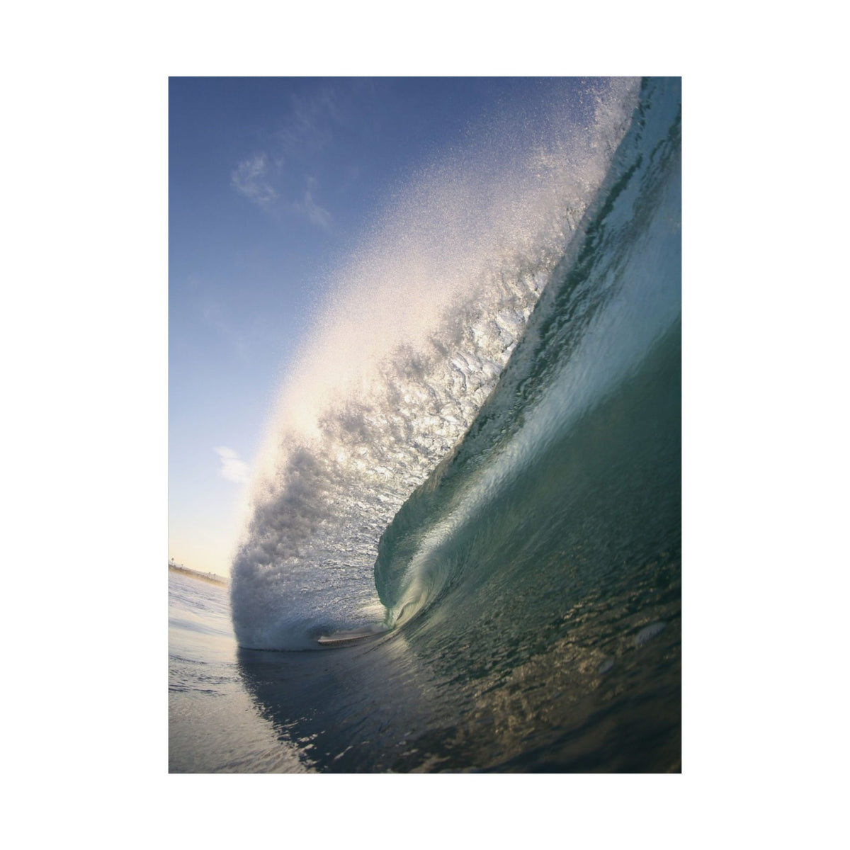 Blue Slope Poster