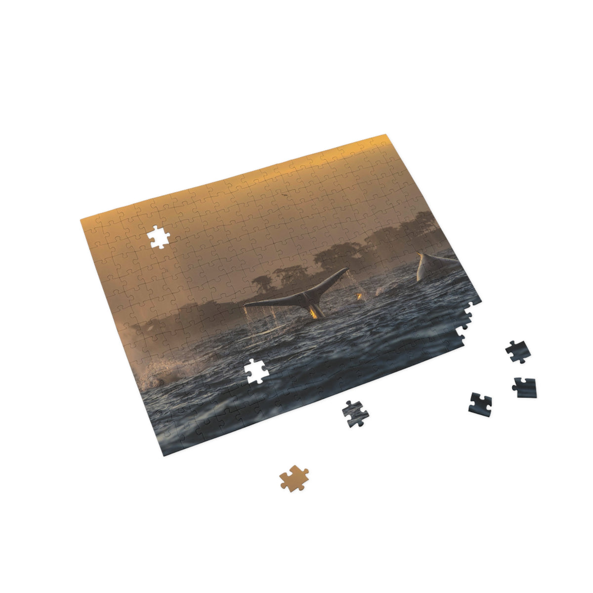 Whale Pair Jigsaw Puzzle