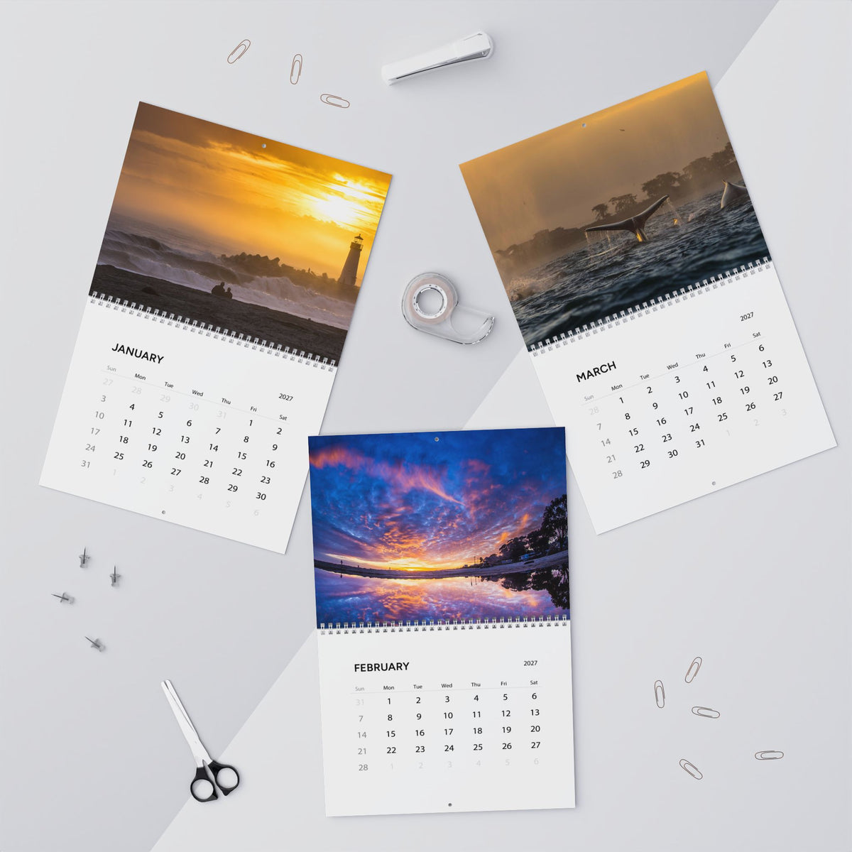 Liquid Imagery 2027 Wall Calendar