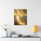 Liquid Gold Stretched Canvas