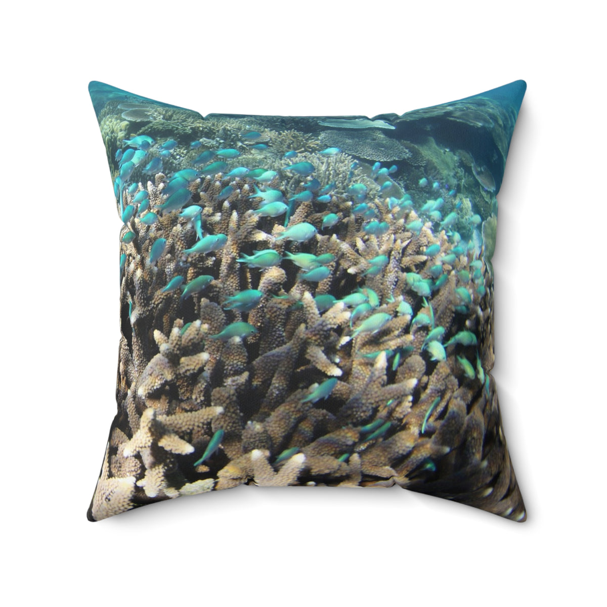 Living Reef Throw Pillow
